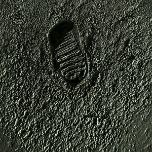 Conquête spatiale: empreinte pas sur la Lune